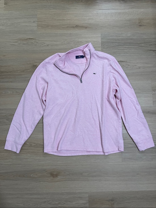 Vineyard Vines Other - Vineyard Vines Men's Light Pink Quarter-Zip Sweater